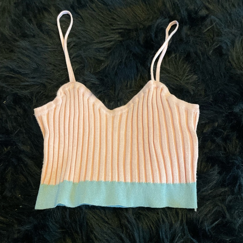 Cotton On Body Pink & Blue Knit Cami
